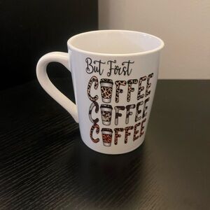 Custom White Coffee Mug with Fun Text